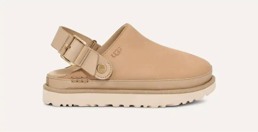 NEW UGG women's goldenstar villa clog in mustard seed